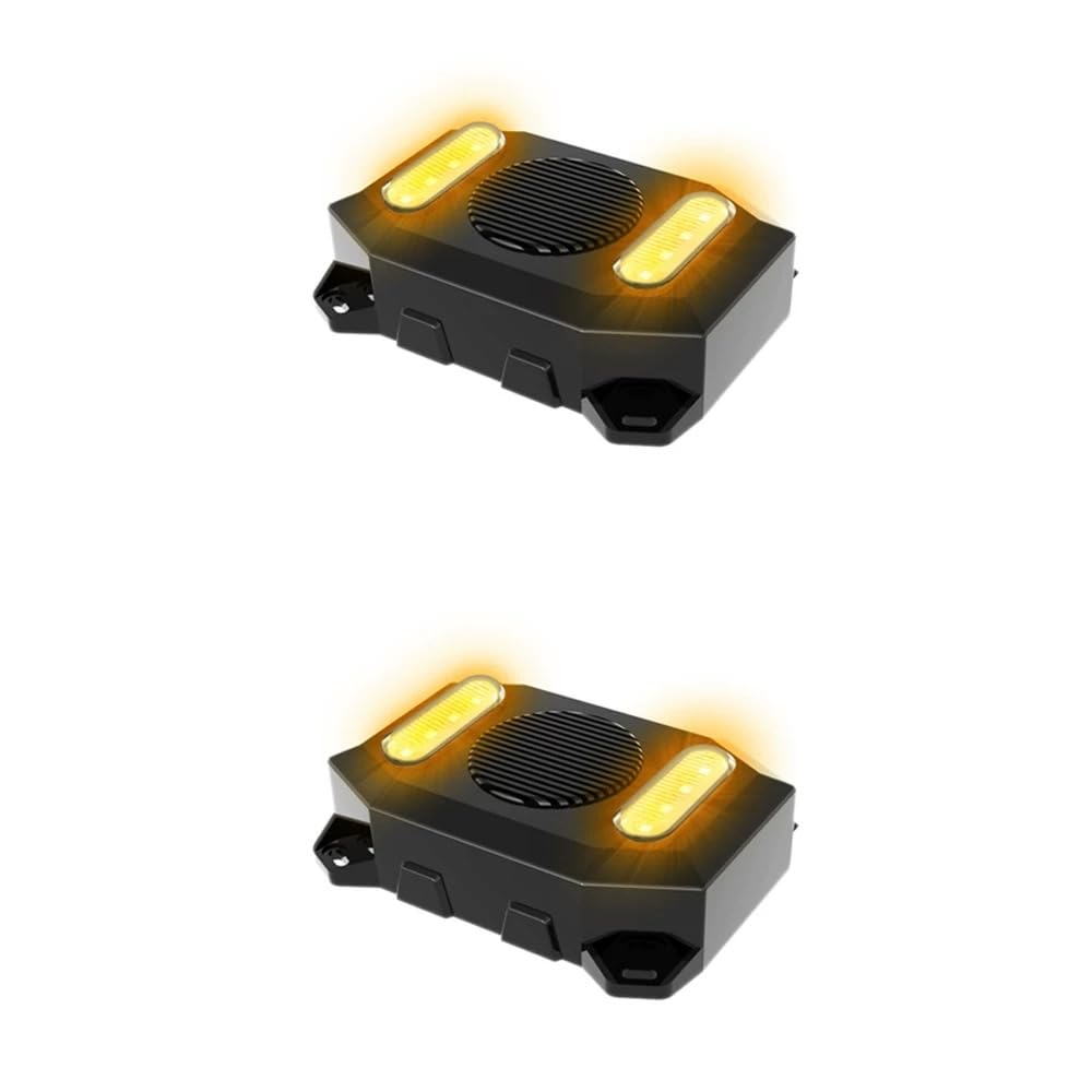 102dB Reversing Backup Alarm &amp; Light Warning System – 12-24V Beep Sound Safety Alert for Vehicles (2PCS)
