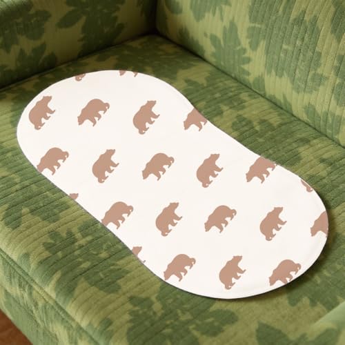 Wauprant 4pcs Woodland Baby Burp Cloths for Boys Girls Parent,100% Cotton Forest Animal Themed Muslin Burping Cloths,Burp Rags,Absorbent Spit-Up Cloths for Infant Newborns