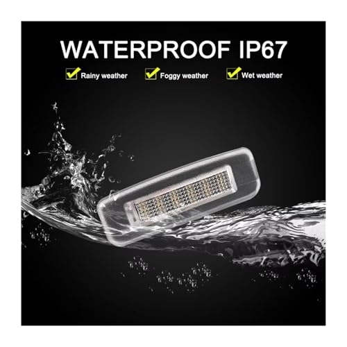 Luz matrícula LED 12V Ford Focus MKI evita multas por bombilla fundida 4