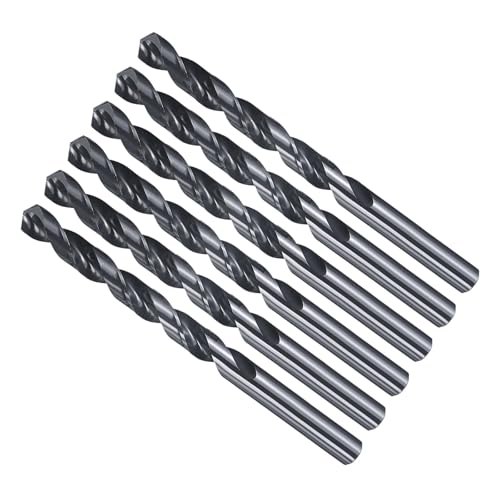 METALLIXITY Drill Bit (27/64") 10.72mm 4241 High-Speed Steel for Wood 6Pcs
