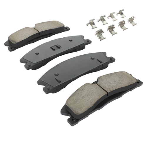 Image of QUALITY-BUILT Front Ceramic Brake Pads, Premium 1001-1611C, Compatible with 2013-2019 Ford /Lincoln (Explorer,Flex,MKS,Taurus)