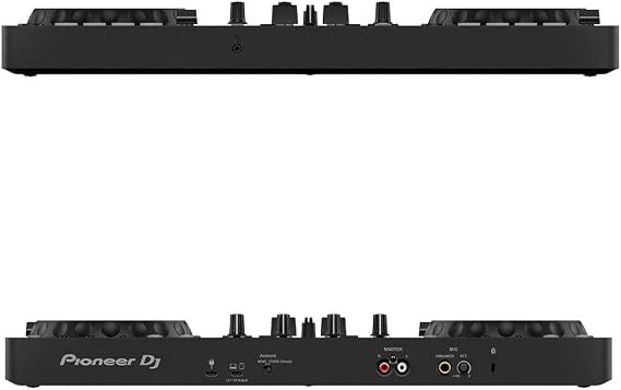 DJ-FLX4 DJ Controller + Headphones ATH-S100 + Dust Cover Set Compatible with rekordbox/Serato DJ Lite Successor to DDJ-400