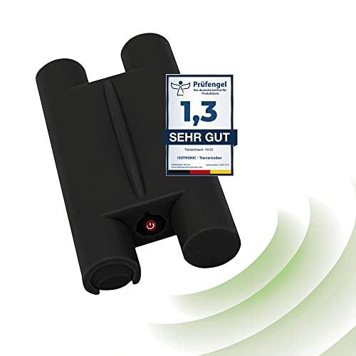 ISOTRONIC Ultradźwiękowy odstraszacz myszy i kun – Do samochodu, na strych, do piwnicy i garażu – Ochrona bez trucizny i pułapek – Zasięg skuteczny 60 m² (1 sztuka)