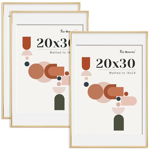 Fun Memories Arched Picture Frames Set of 3, 20x30