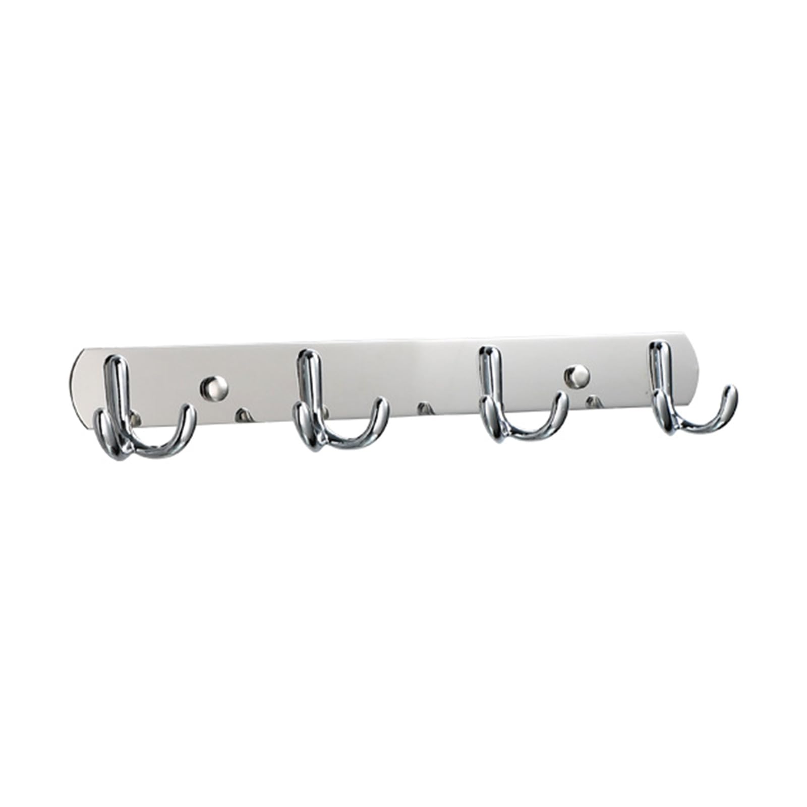 Hsioluted Metal Wall Hanger Rustproof Double Hook Set Space-Saving Design for Indoor Outdoor Clothes Towels Wall Mounted Hook