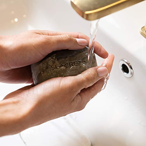 Seacret Dead Sea Mud Bar Soap - Black Soap Bar For Face And Body, All Natural Soap, Suitable For Normal To Oily Skin, Cruelty-Free, Sls Free, Paraben Free, Gluten Free, 4.4 Oz #TOP5