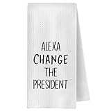 ChenCraty Funny Political Kitchen Towels, Funny Gifts for Men Women Dish Tea Towels...