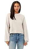 Sudadera Bella Canvas Sudadera raglán para mujer, Polvo de Brezo, M