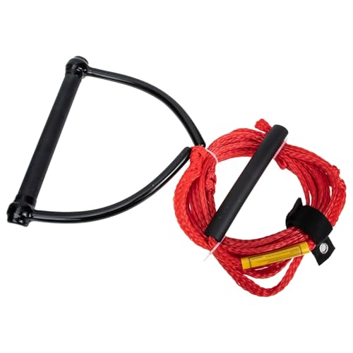 SOIMISS Water Ski Rope with Handle Design Wear-Resistant Hollow Skiing Wakeboard Rope for Water Sports Portable Tow Line for Wakeboard in Outdoor Sports