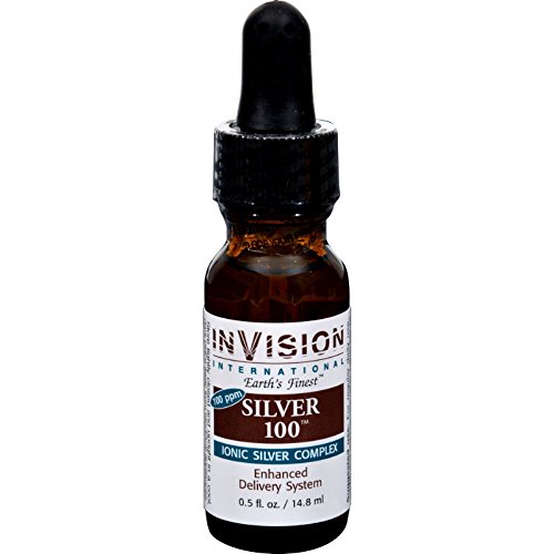 Invision International Silver 100 Ionic Silver Complex, 0.5 Ounce Invision International Silver 100 Ionic Silver Complex, 0.5 Ounce