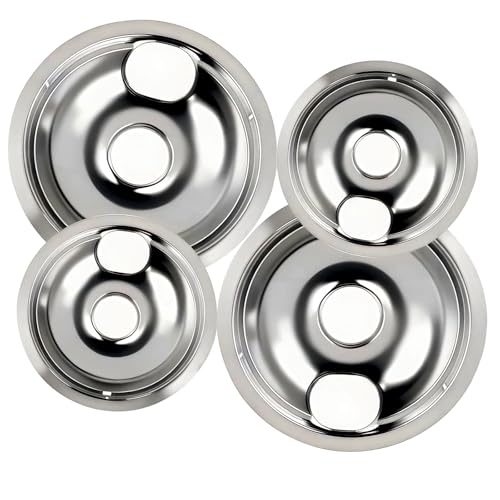 Motfittings 4-Pack Electric Stove Drip Pans (2x6