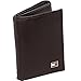 Tommy Hilfiger Men's Genuine Leather Oxford Slim Trifold Wallet (Brown)