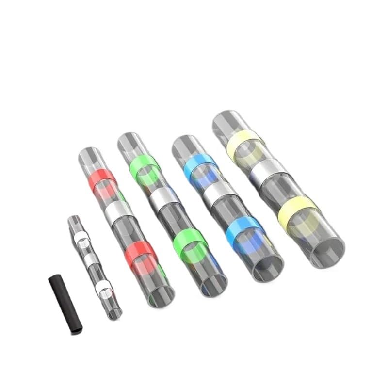900pcs Solder Seal Wire Connectors Heat Shrink Insulated Electrical Wire Terminals Butt Splice CableCrimp Waterproof Automobile