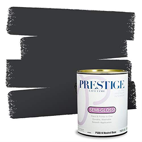 PRESTIGE Paints Interior Paint and Primer In One, 1-Gallon, Semi-Gloss, Comparable Match of Sherwin Williams* Greenblack*