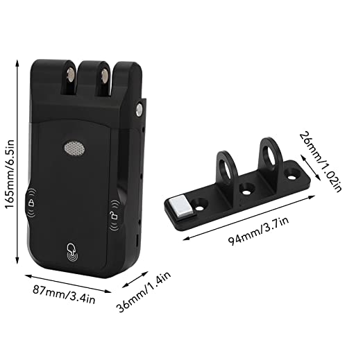 Fechadura Eletrônica Sem Chave, Toque de Alta Segurança, Desbloqueio Com Controle Remoto, Apartament