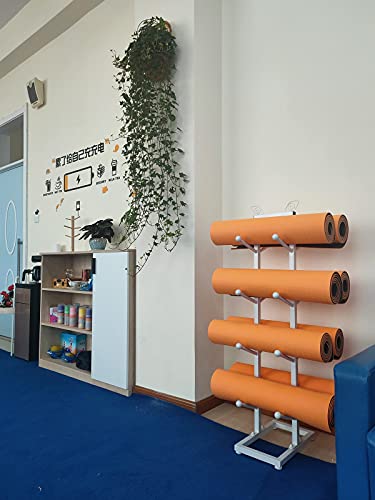 Support de tapis de yoga au sol à 4 niveaux en métal robuste - 3