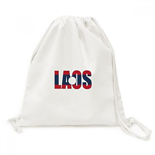 Sac cordon Laos en toile pour éviter les bagages lourds pendant vos vacances