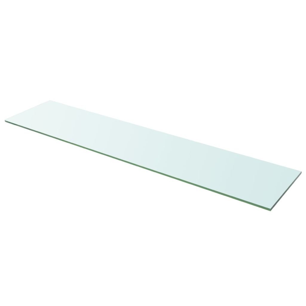 Homgoday Pannello in Vetro Temperato Trasparente, 110x25 cm, Spessore 8 mm, Capacit¨¤ di Carico 15 kg, Facile da Pulire, Ideale per Abitazioni e Aziende, Moderno Elemento Decorativo