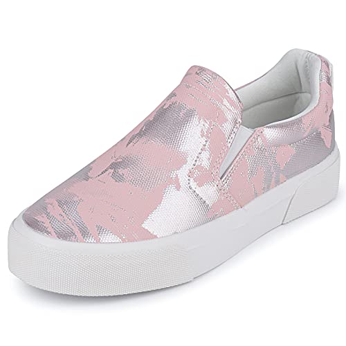 JENN ARDOR Women’s Fashion Sneakers Classic Slip on Casual Shoes Comfortable Walking Shoes