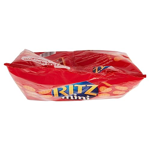 Ritz Crackers Mini Original, 100% Grano Italiano, Cotti al Forno, 240g (multipack 6 bustine da 40g) - Immagine 4