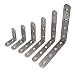 Produktbild Edelstahl Winkelverbinder Winkel Verbinder Holzverbinder Eckverbinder Lochblech (125x125x19mm / 3mm)
