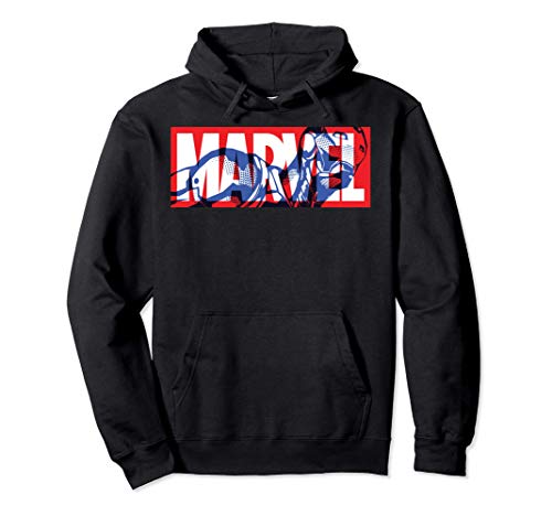 Marvel Classic Logo Iron Man Fill Sudadera con Capucha