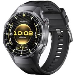 HUAWEI Watch GT 6 Pro 1.8 inches (46 mm) Smart Watch, 1.47 inch Large Screen, Up to 21 Day Battery for Cycling, Climbing, Advanced Golf Navigation, Over 100 Sports Modes, Equipped with GPS, ECG Analysis, Health/Mood Monitoring, Compatible with iOS/Android, Black