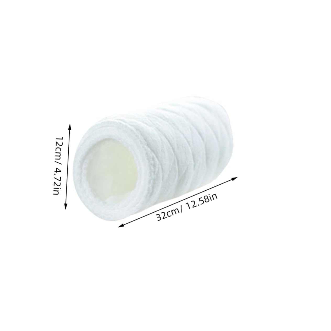 UPKOCH 10pcs Pure Cotton Diapers Reusable and Washable Newborn Fitted Diapers Breathable Material 32x12cm