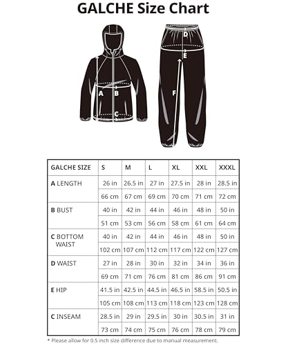 GALCHE Women's Sauna Suit 2-Piece Comfort Fit Jacket and Pants for Fitness Exercise (Black, XX-Large) — view 6