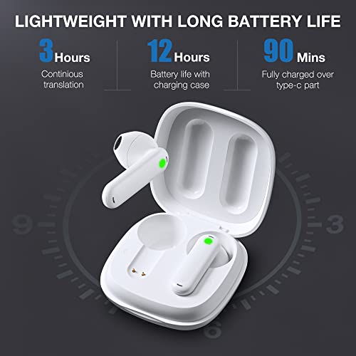Timekettle Wt2 Edge/W3 Translator Device - Bidirection Simultaneous Translation, Language Translator Device With 40 Languages & 93 Accent Online, Translator Earbuds With App, Fit For Ios & Android #TOP4