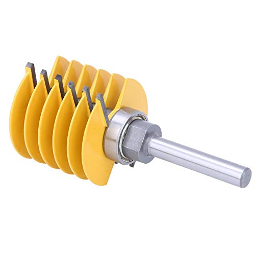 Finger Joint Router Bit, 8mm Shank Adjustable Bearing Finger Joint, Reversible for Density Boards Chipboard Woodworking Solid Wood
