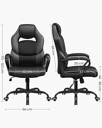 Songmics Bürostuhl – Ergonomischer Gaming Stuhl für Komfort und Unterstützung