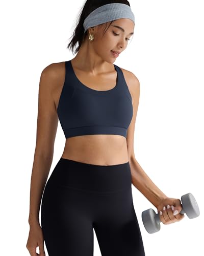 Image of RUNNING GIRL Sports Bra for Women, Molded Cup High Impact Sports Bras for Women with Sewn in Pads