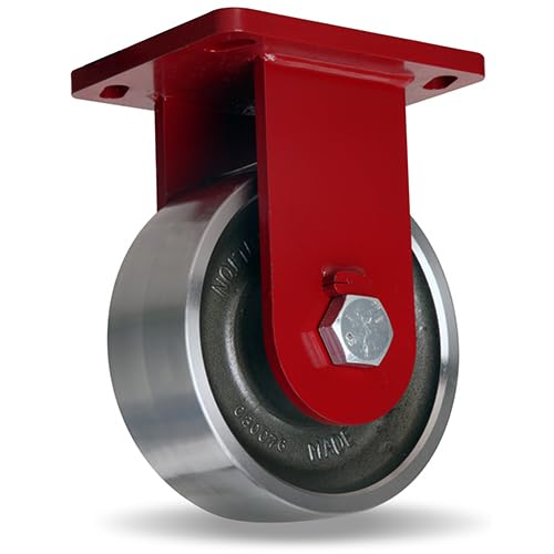 8" Hamilton R-EPSD-83FST Enhanced Precision Duty Rigid Caster 10,000 lb Capacity