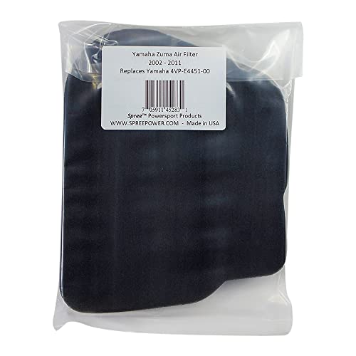 Spree Compatible/Replacement Air Filter For Yamaha Zuma 50 Yw50 (2002-2011) #TOP1