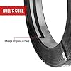 8NET Steel Strapping Band, 3,080' Length x 1/2'' Width x 0.020'' Thickness (1,170 lbs Break Strength), Cut Resistant Pallet Banding, Heavy Duty Metal Strap (1 Roll)
