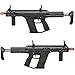 KWA KO Series Airsoft Rifle BB Gun, Electric Airsoft Rifle with 2.5 VPS Gearbox, MOSFET Compatible AEG (IRIS 4), Black