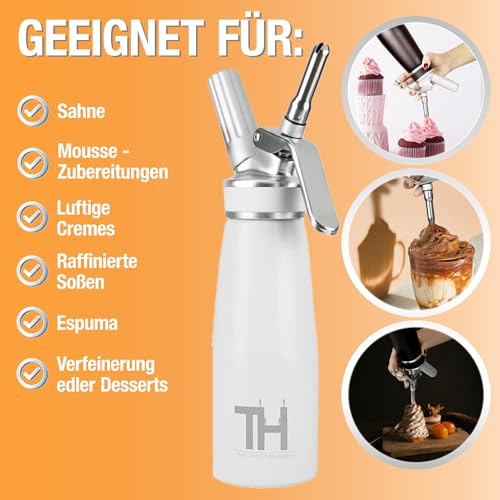 Thiru Sahnespender Schneeweiß – Note sehr gut – 100 Tage testen – Ansicht 2
