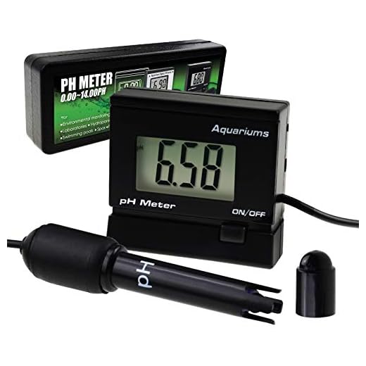 Digital pH Monitor Meter ATC 0~14.00pH Replaceable Electrode Probe BNC Water Quality Monitoring Tester Kit Aquarium Hydroponics Spa Tank Pool Laboratories Mini Portable