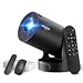 [Apps integrate & 2026 Upgraded] Mini Proiettore con WiFi 6 Bluetooth 5.4 Support 4K 1080P Auto Keystone 180° Regolabile Proiettore Portatile Compatibile con HDMI/TV Stick/Memory Stick/Laptop, Dark