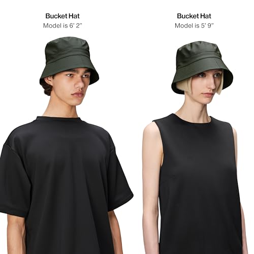Image of RAINS Bucket Hat - Waterproof Windproof Packable Unisex, Low Brim
