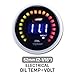RACETECH Digital Dual Oil Temp & Voltmeter - 300 F, 8~18V - 52mm 2-1/16
