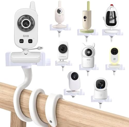 Halterung für GHB Babyphone, Universell Baby Kamera Halter für Philips Avent Babyphon, Befestigung Babyfon Ständer für momcozy/ieGeek/BOIFUN Babyphone, Handyhalter Holder Baby Moni