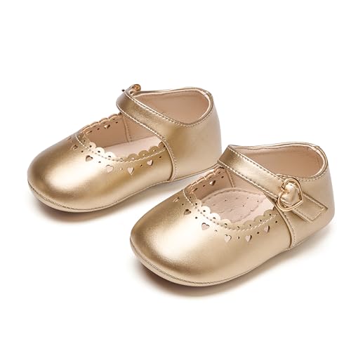 Image of PHIRAMIN Toddler Girl Mary Jane Dress Shoes-Little Girl School Uniform Shoes for Wedding Party