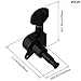 BQLZR Black Sealed Inline Electric Guitar String Tuning Pegs Key Machine Head 6R Right Hand