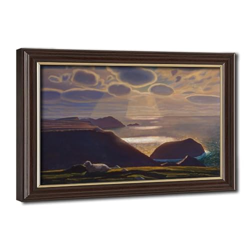 Poster Sturrall Donegal Irlande Rockwell Kent pour une décoration murale de bureau apaisante