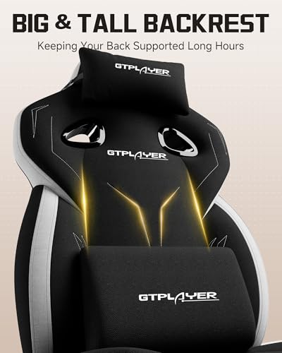 Image of GTPLAYER Gaming Chair for Adults, Ergonomic High Back Chair with Footrest