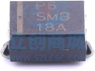20 Pcs TVS Diode Unidirectional Vrwm:15.3V SMB(DO-214AA) P6SMB18A