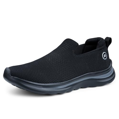 DOCTOR EXTRA SOFT Men’s Sports Walking Running Jogging Slip-On Shoes|Lightweight Breathable Sneakers with Cushioned EVA Sole|Shock Absorbing Comfort Fit Easy Wear Athletic Daily Gym Casual Use D-2014