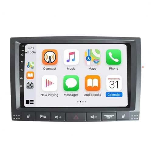 Carplay para VW Touareg 2002-2010 con control de voz Siri y navegación GPS integrada